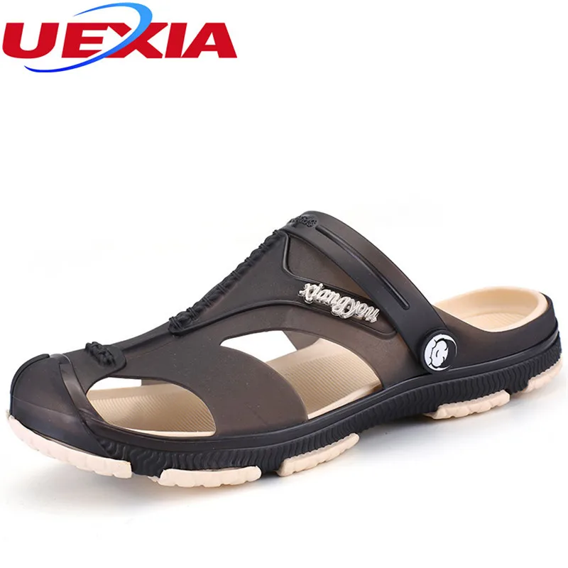 UEXIA летние крутые Мужские дышащие повседневные шлепанцы с персонализированной