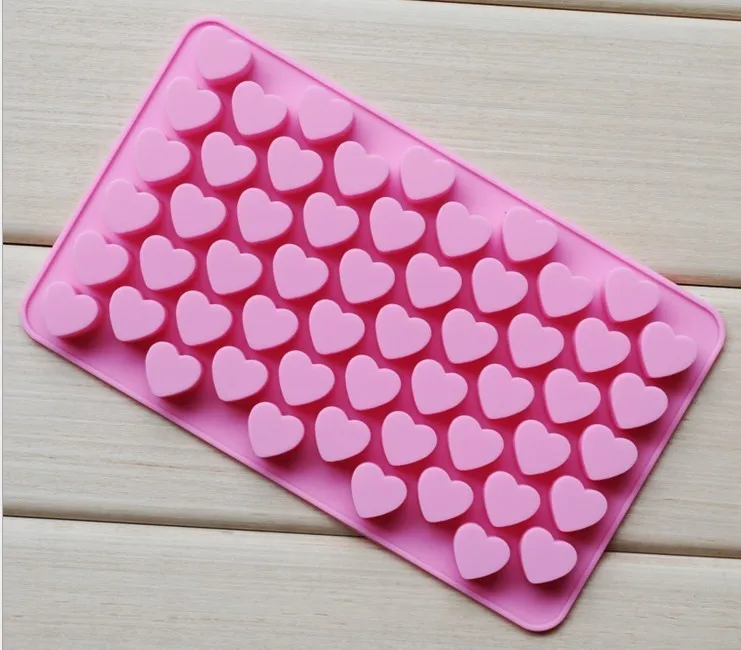 Силиконовые формы 55 в форме сердца чтобы сделать конфеты плесень шоколад