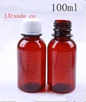 free shipping 100ml palm red lucency plastic empty bottle originales refillable potion syrup lucifugal packaging containers