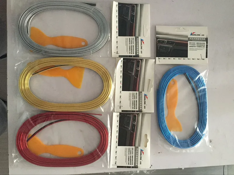 5 м Автомобильная вставка для стайлинга воздуха на выходе внутренняя отделка