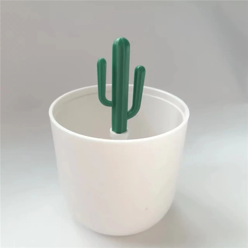 Творческий зубочистка коробка с завода рабочего home decor кактус милый ватным