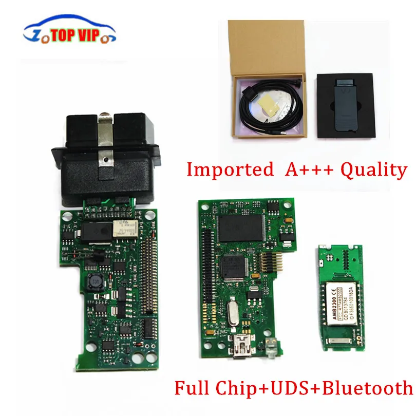2017 лучшие импорт чип VAS 5054a полный V19 vas5054 A ODIS v4.0.0 Bluetooth с OKI chip Поддержка UDS протокол