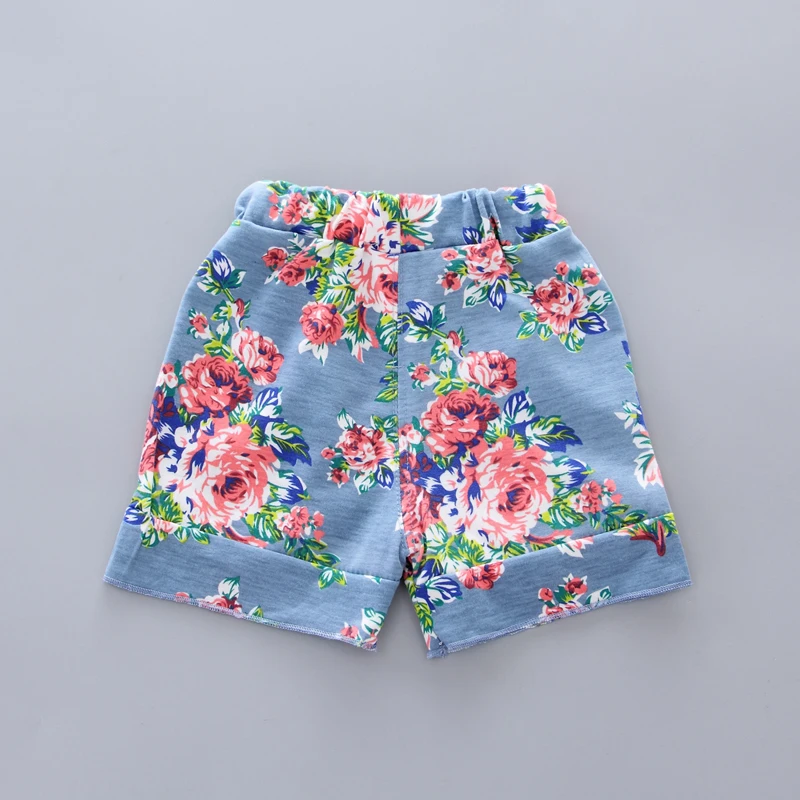 Новая коллекция 2019 летняя одежда для маленьких девочек комплект короткий рукав с