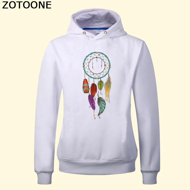 ZOTOONE цветные перья Ловец снов тепловые переводки дешевые Мультяшные наклейки для