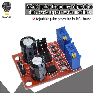 1 шт. импульсная частота NE555, Регулируемый Модуль рабочего цикла, генератор прямоугольных сигналов волны, Драйвер шагового двигателя