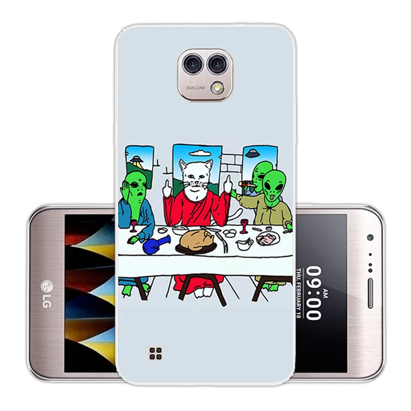 Cases for LG X Cam K580 K580Y Xcam K580DS 5.2 Inch CuteCat Case Soft Silicone Clear TPU Covers Skin Lg |