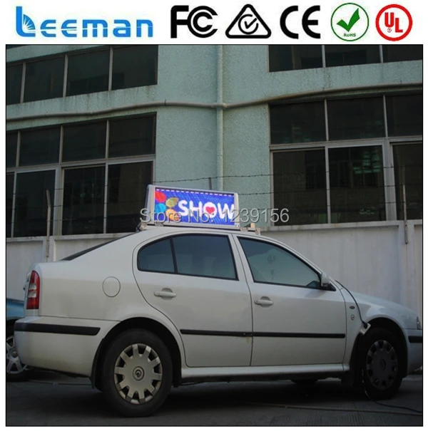 Leeman P5 Такси верхний знак и крыше автомобиля светодиодные экраны p10/p16/p20 реклама