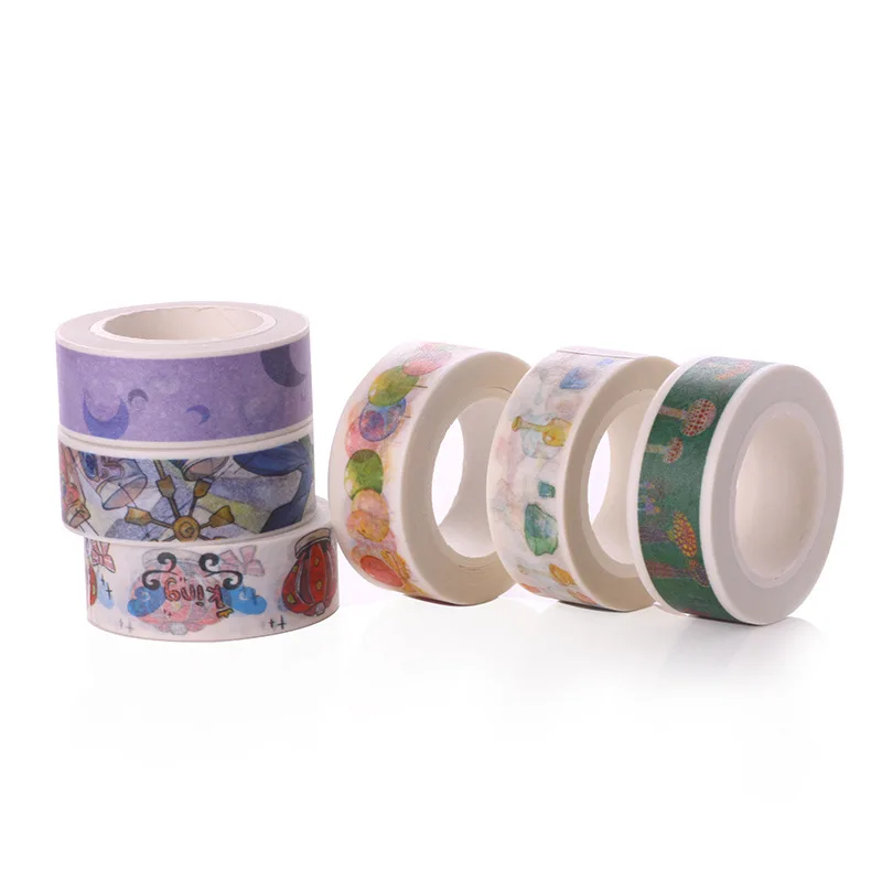 Watercolor lace Christmas decoration tape DIY Craft Wedding Birthday Festival Decorative Home Decor | Обустройство дома