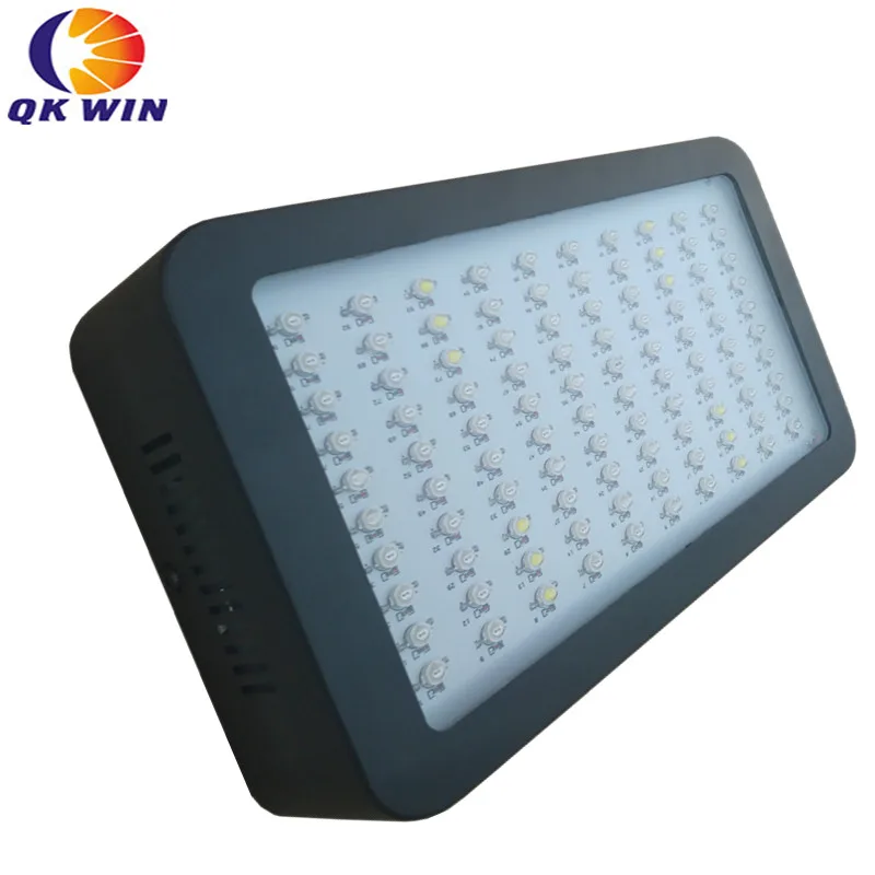 Qkwin 1000W LED гидропонический светильник Grow Light 100X10w Full Spectrum с 410-730 нм для роста и цветения комнатных растений.