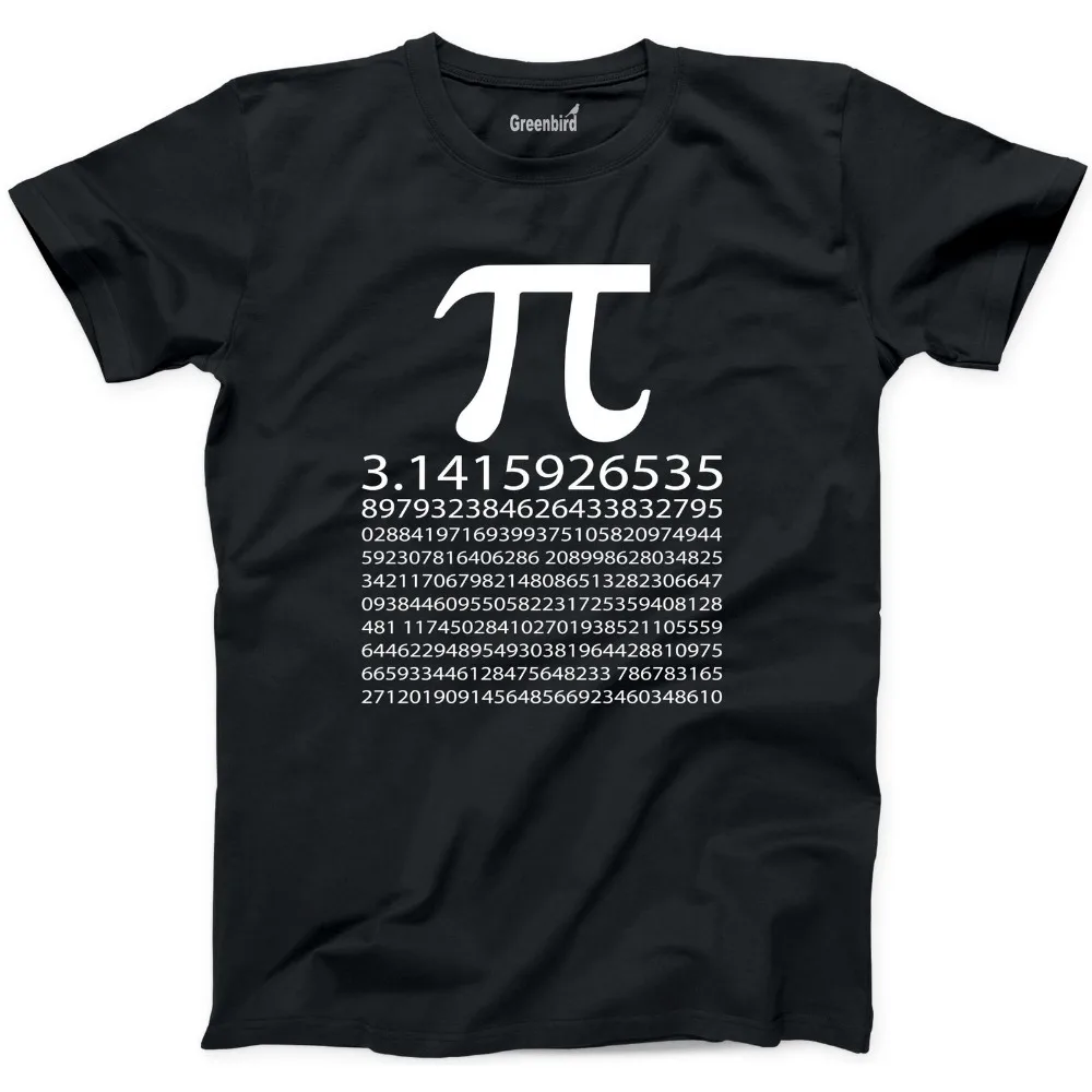 2019 модная одежда с круглым вырезом Pi Number футболка Math Geek Nerd классные