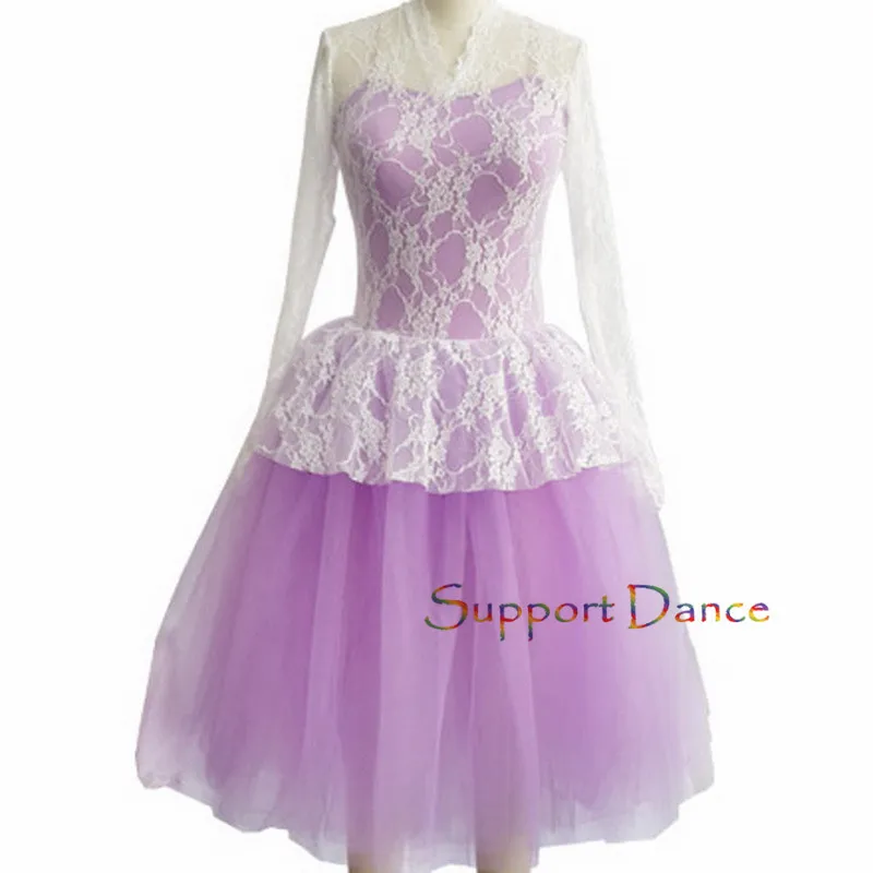 Танцевальное кружевное балетное платье-пачка Детский Взрослый танцевальный