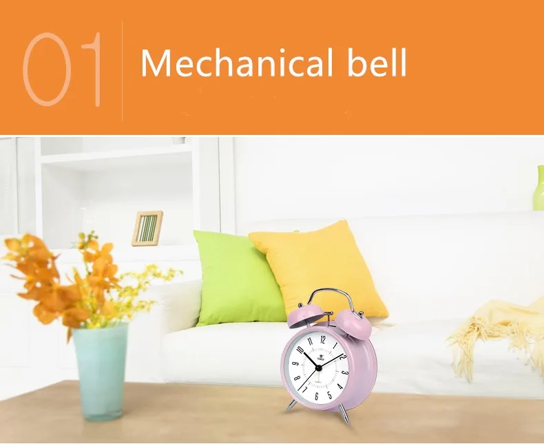 Креативный будильник радио Reloj Arena механический Belleveil Будильник Повтор Klok Mechanisme Звук большой многоцелевой