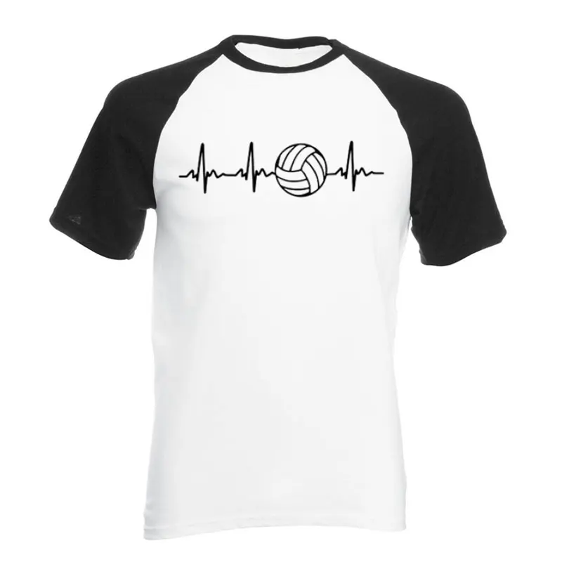 Summer New Funny Men Love Volleyballer T Shirt Short Sleeve O-Neck Cotton T-shirt Men's Clothing Tops Loose Size