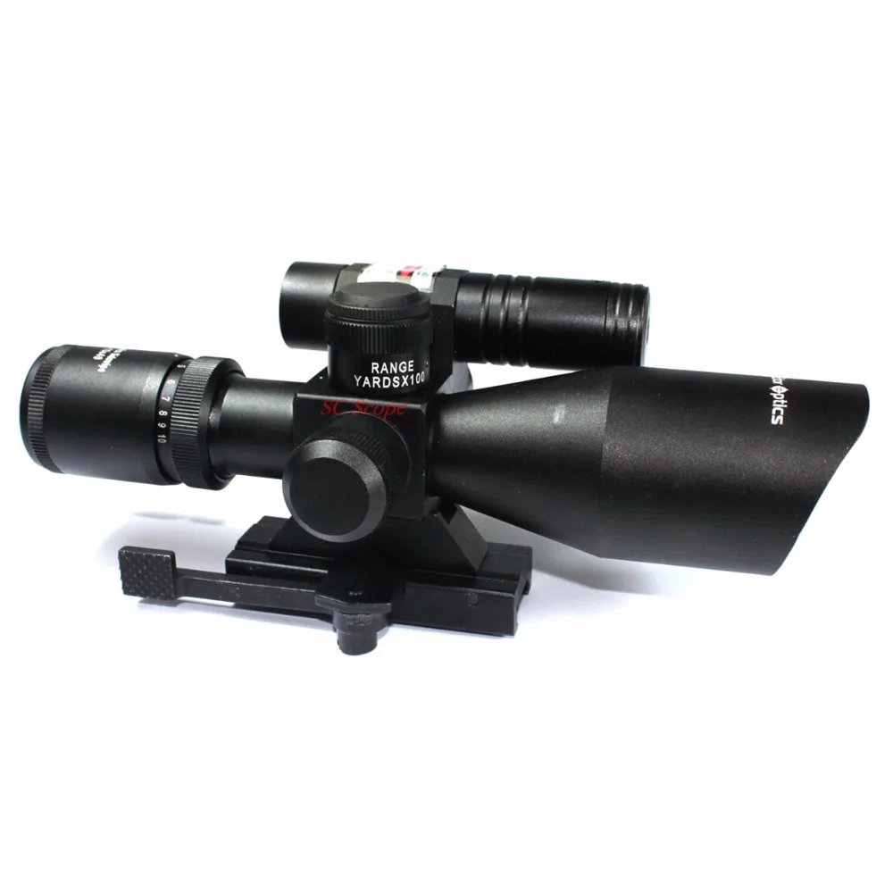 Векторная оптика Sideswipe 2,5-10x40 E компактный зеленый лазерный прицел для винтовки с быстроразъемным креплением 20 мм Weaver