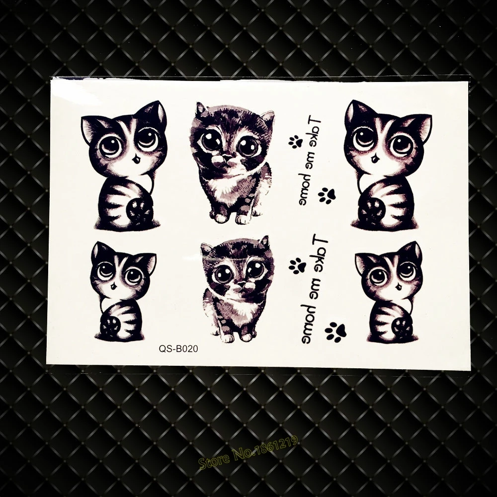 1 шт. высококачественные поддельные металлические татуировки наклейки