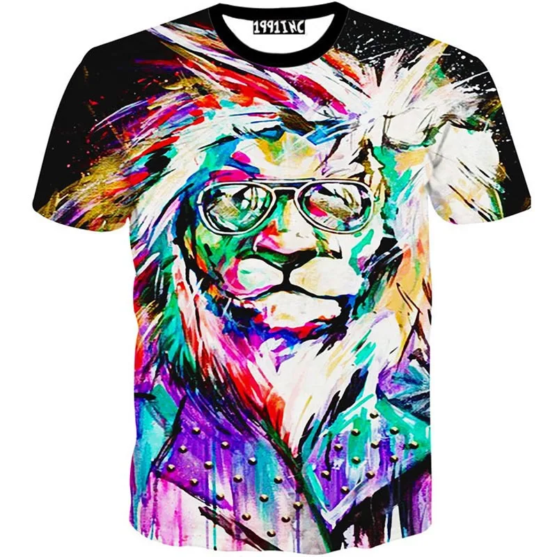 2015 New Fashion 3D T Shirt Men/Women Brand Thinker Print T-Shirt O-Neck For Men Short Sleeve HipHop Harajuku Tshirt Tee | Мужская