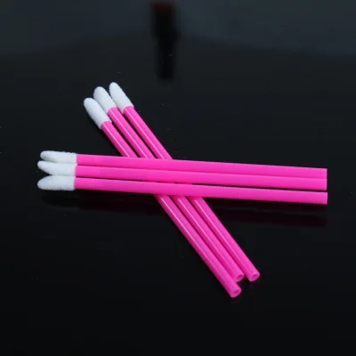 Rose Red 200 шт./партия 10 цветов мини-кисть для губ одноразовая помада кисточка для губ палочки Аппликатор инструменты для макияжа Кисти - Handle Color: Rose Red