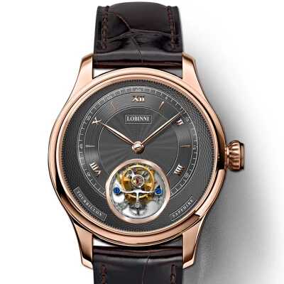 LOBINNI люксовый бренд часы для мужчин Швейцария Tourbillion механические мужские часы сапфир Водонепроницаемые часы энергетический дисплей L8886-8 - Цвет: Item 3