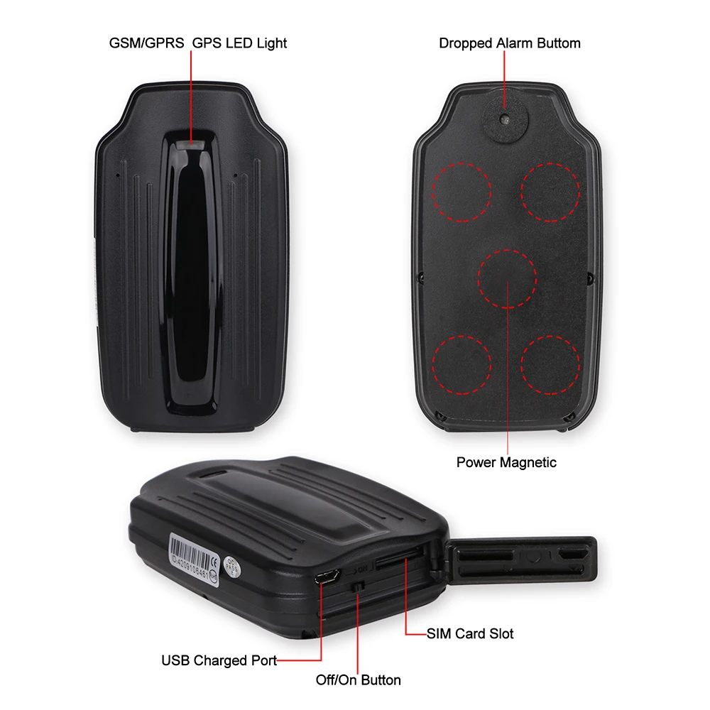 GPS-локатор LK209A Автомобильное устройство слежения GSM GPRS Автомобильный трекер