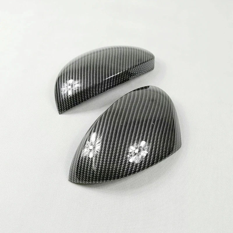 ABS Chrome/Carbon fibre For VW Tiguan 2009-2015 accessories Car side door rearview mirror cover trim Sticker styling 2pcs | Автомобили и