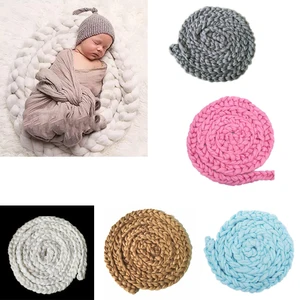 Мягкий фон для фотосъемки новорожденных детей, плетеное детское одеяло, корзина, наполнитель, коса, одеяло, корзина