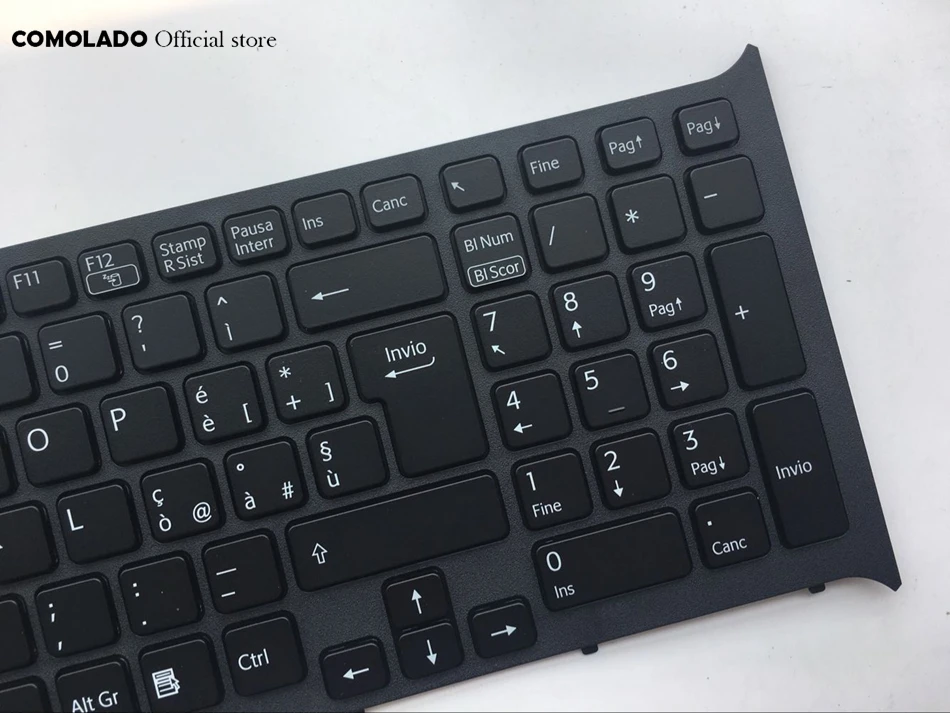 Italian клавиатура для SONY черная с подсветкой рамкой и раскладкой VPCCB VPCCB15FD VPCCB22FD