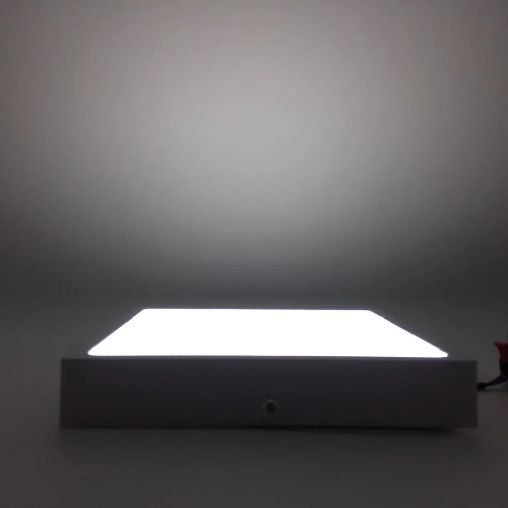 Новые 8 Вт/16 Вт/22 W/30 W без разреза, круглая, квадратная, Панель светодиодный Алюминий светодиодный Панель светильник поверхностного монтажа вниз светильник потолочный светильник