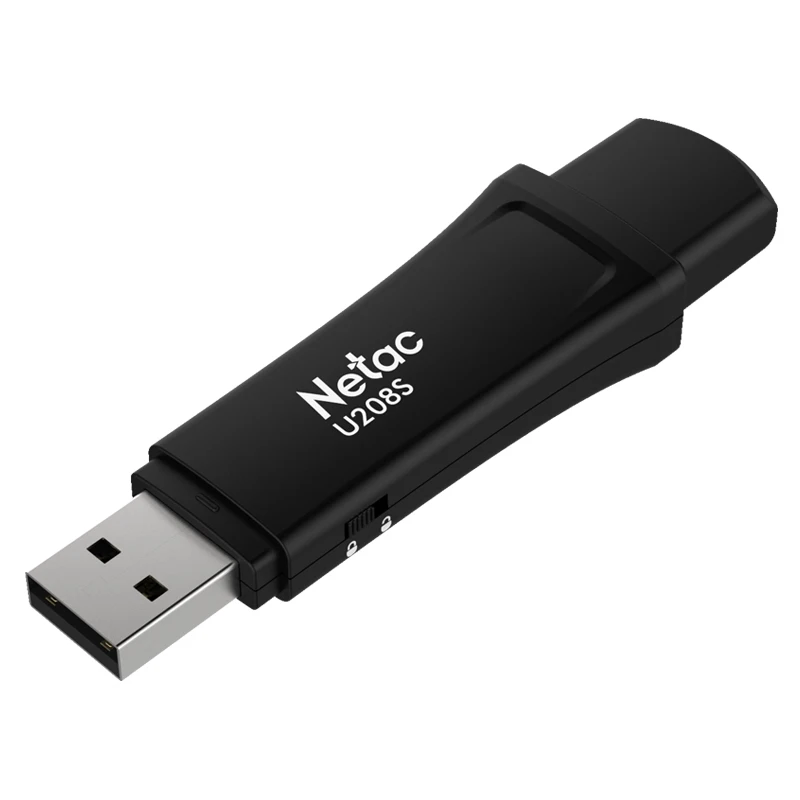 Netac USB 2,0 защищенный от записи 8 ГБ 16 ГБ 32 ГБ USB флеш-накопитель 2,0 Флешка USB флешка U208S U диск зашифрованная память
