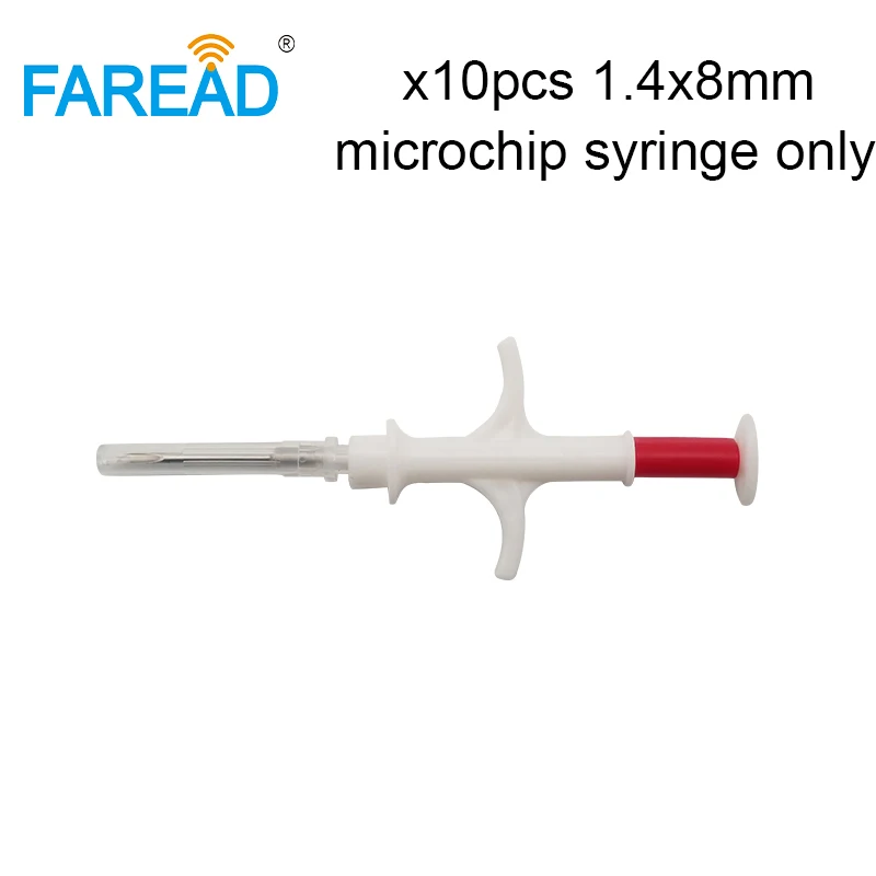 x10 1.4syringe only ISO11784/5 FDX-B считыватель для домашних животных чип транспондер USB RFID ручной микрочип сканер для собак, кошек, лошадей - Цвет: x10 1.4syringe only
