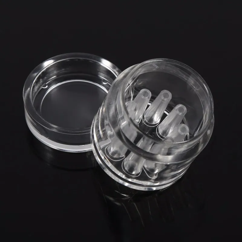 Белый 8 отверстий Улитка ловушка прозрачный Leech Vivarium Planarian Pest Catch Pen красная пчела креветки червь приманка миска для кормления малышей аквариум очиститель инструмент - Цвет: Белый