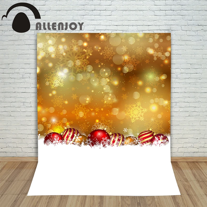 Allenjoy фоны для фотосъемки абстрактный круг Снежный боке праздник цифровая печать