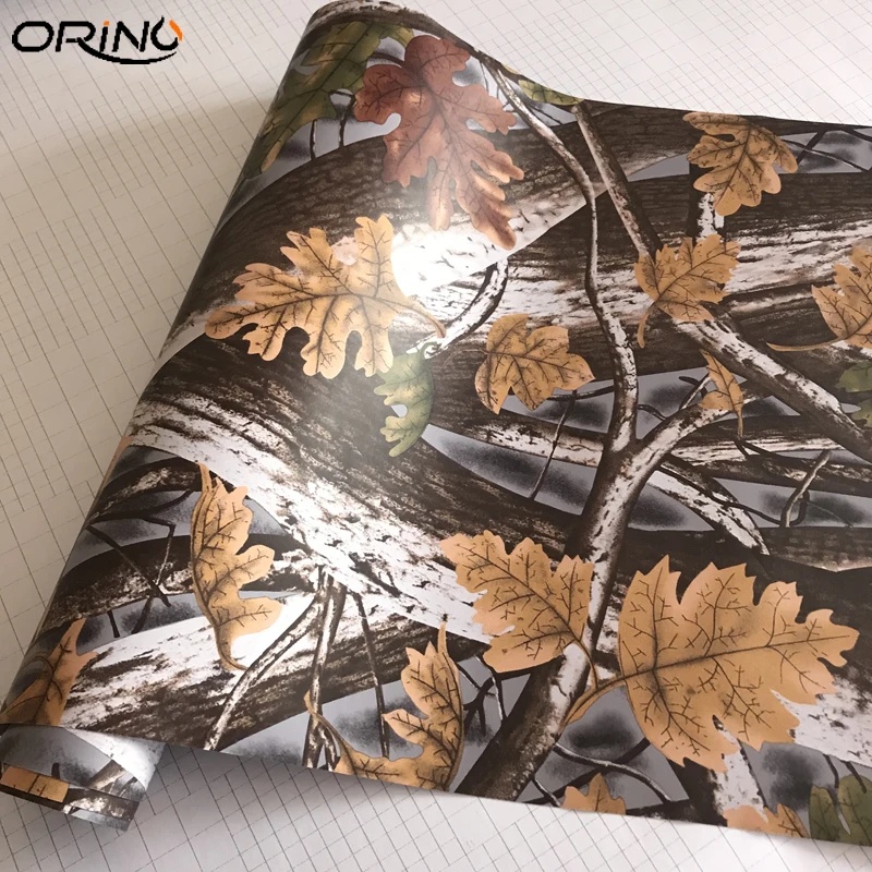Камуфляжная виниловая пленка Realtree самоклеящаяся для автомобиля наклейка на