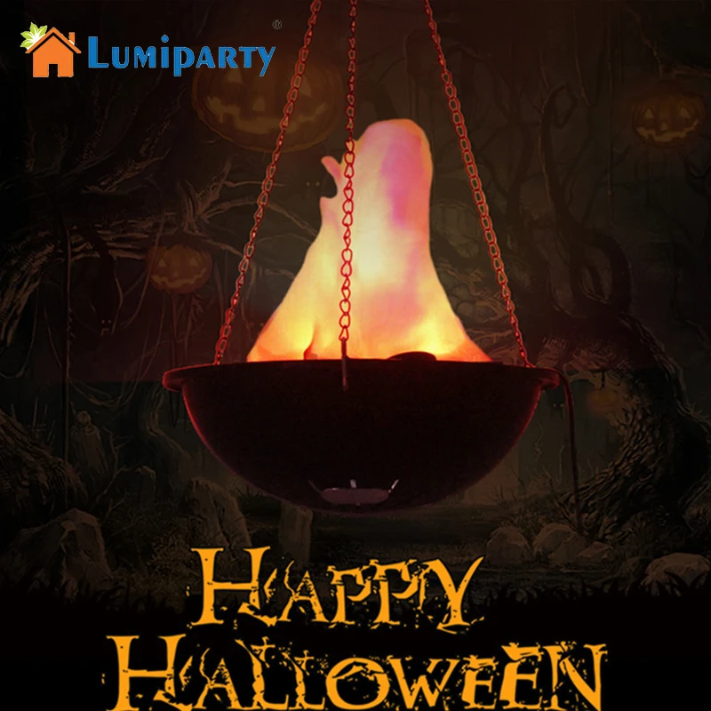 LumiParty забавная креативная Светодиодная лампа с искусственным огненным светом