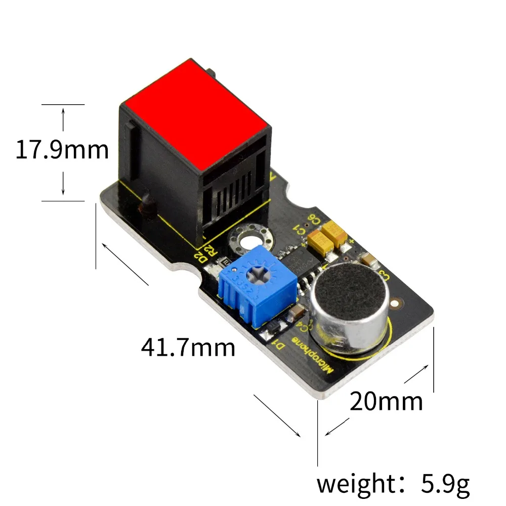 

Keyestudio EASY plug Analog Sound Sensor for Arduino STEAM