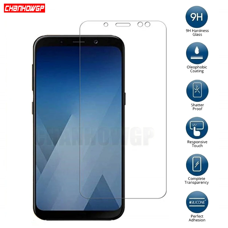9H закаленное стекло для Samsung Galaxy A8 2018 A530 A530F Защита экрана + Plus SM A730F/DS пленка