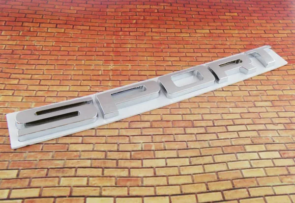 Авто хром Спорт для RENEGADE крыло багажник DECKLID эмблема значок стикер | Автомобили и