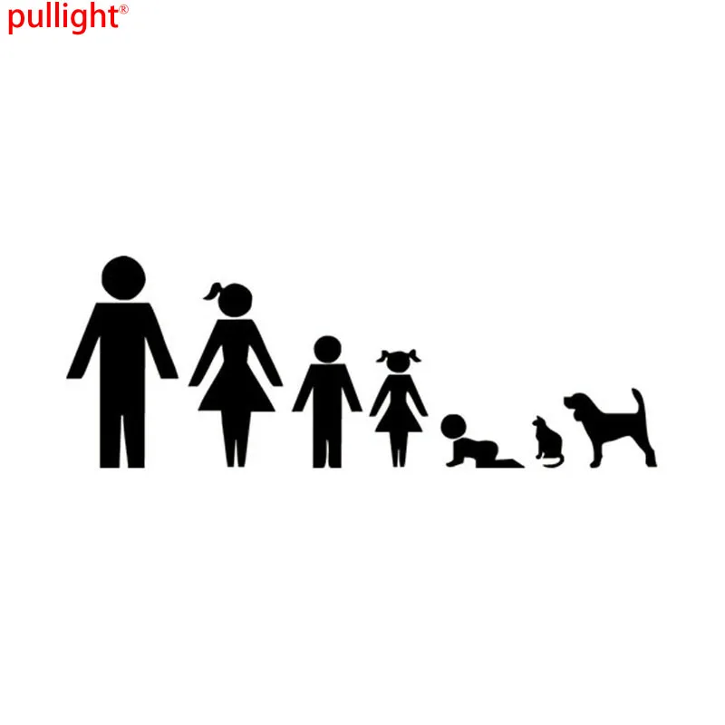 

Hot Sell Creative Cartoon Family Car Stickers Stylish Motorcycle Vinyl Decals