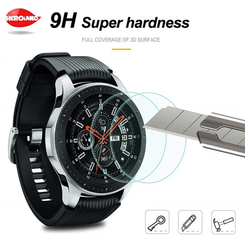 Закаленное стекло для Samsung Gear S3 Frontier/Classic S2 Galaxy watch 46 мм 42 Защитная пленка экрана 3 9H