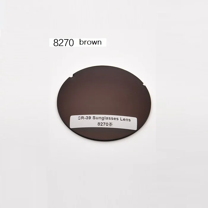 8270 BROWN Близорукость тонированные градиентные линзы Окрашенные очки близорукость солнцезащитные очки лист цветной пленки смолы линзы по рецепту очки линзы - Цвет линз: 8270 BROWN