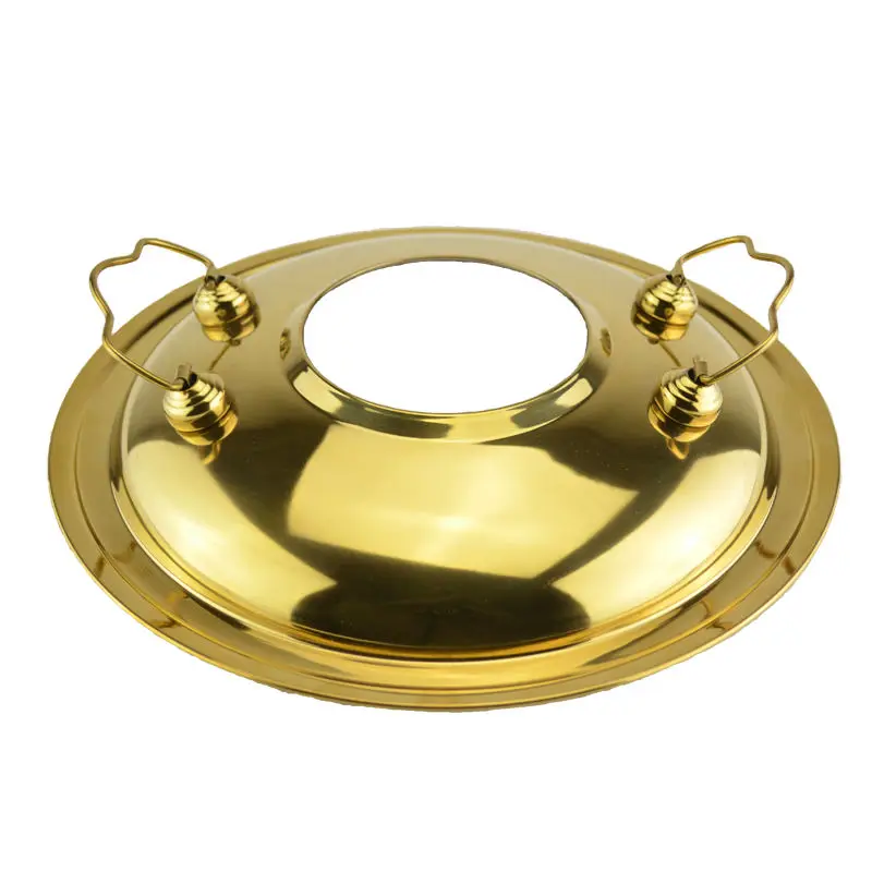 Кастрюля из нержавеющей стали с золотым углем 3 8 л жаровня монгольский ягненок