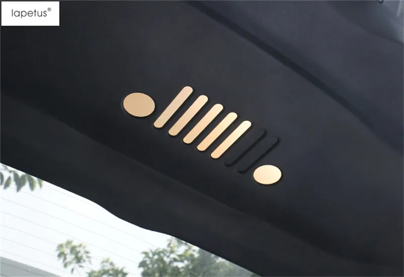 Lapetus аксессуары для Jeep Compass дверь багажника автомобиля внутренняя эмблема украшение автомобиля Наклейка литьевая крышка комплект - Название цвета: Model C