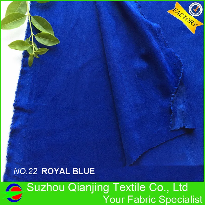 

Четырехсторонняя тянущаяся микрозамшевая ткань из полиэстера и спандекса для брюк, пальто, юбки, платьев, модная ткань