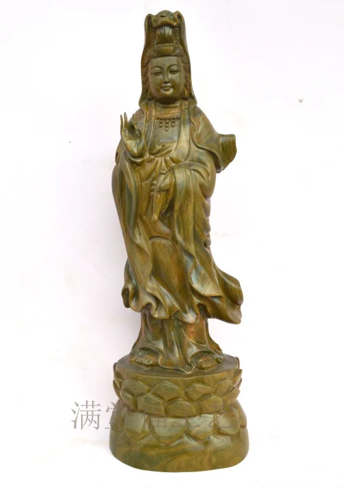 Наньхай гуаньинь желаемое / Guanyin связи зеленый тан ремесла красного дерева