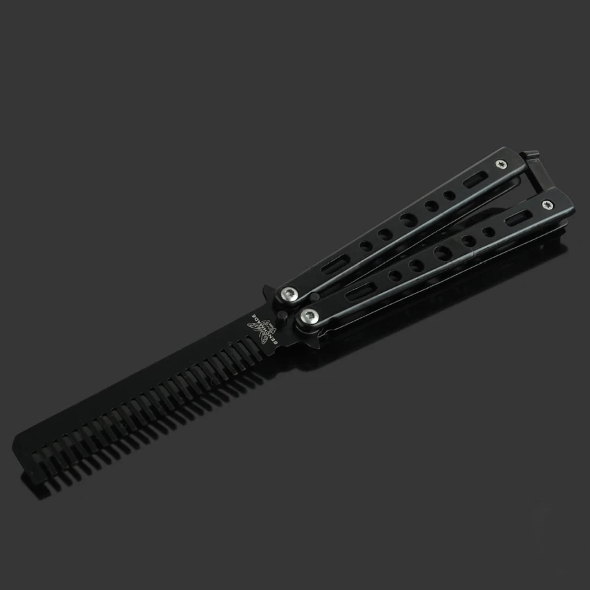 Складная расческа из нержавеющей стали для парикмахеров|Расчески| |