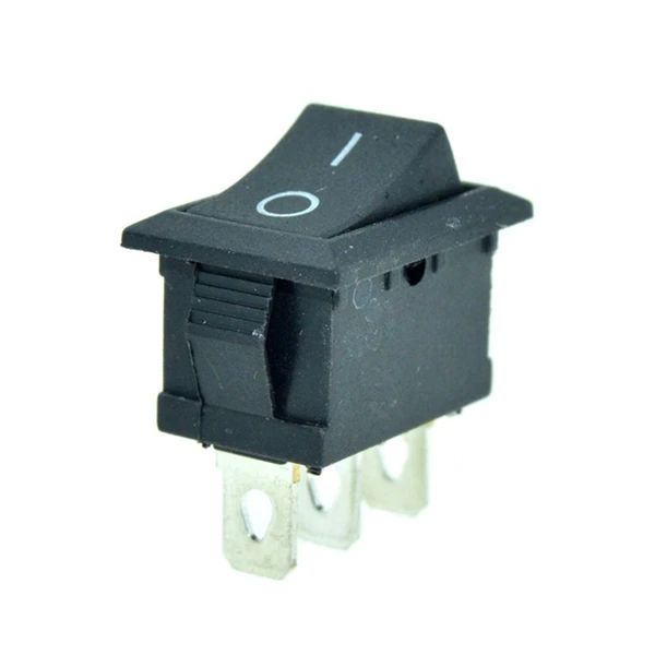 2Pin 3Pin SPST SPDT автомобильный кулисный переключатель для лодки ВКЛ./ВЫКЛ. ВКЛ./вкл. 2 позиции Красный Синий Черный Зеленый 12V 6A/10A 250 V/125VAC 19x13mm крепление - Цвет: ON-ON (SPDT)
