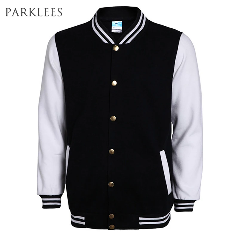 Новая школьная бейсбольная куртка для мужчин Veste Homme Осенние мужские модные тонкие хлопчатобумажные куртки varsity Повседневная брендовая куртка для колледжа