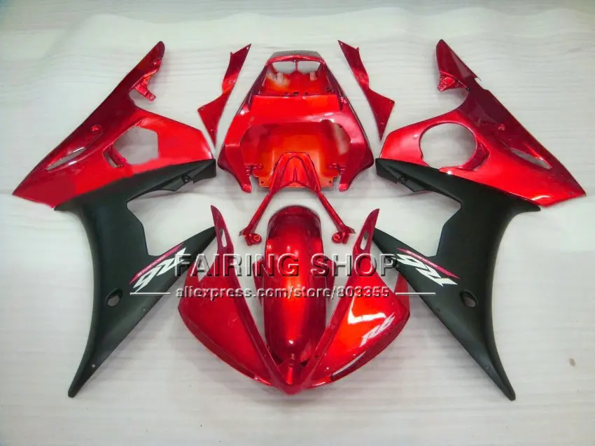 Обтекатель для мотоцикла YAMAHA YZF R6 2003 2004 2005 обтекатель в комплекте r6 03 04 05 красный
