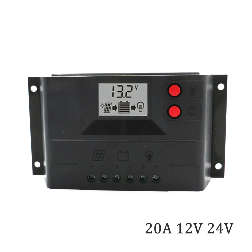 12V 24V 20A солнечных батарей батарея Зарядное устройство управления блок уличным