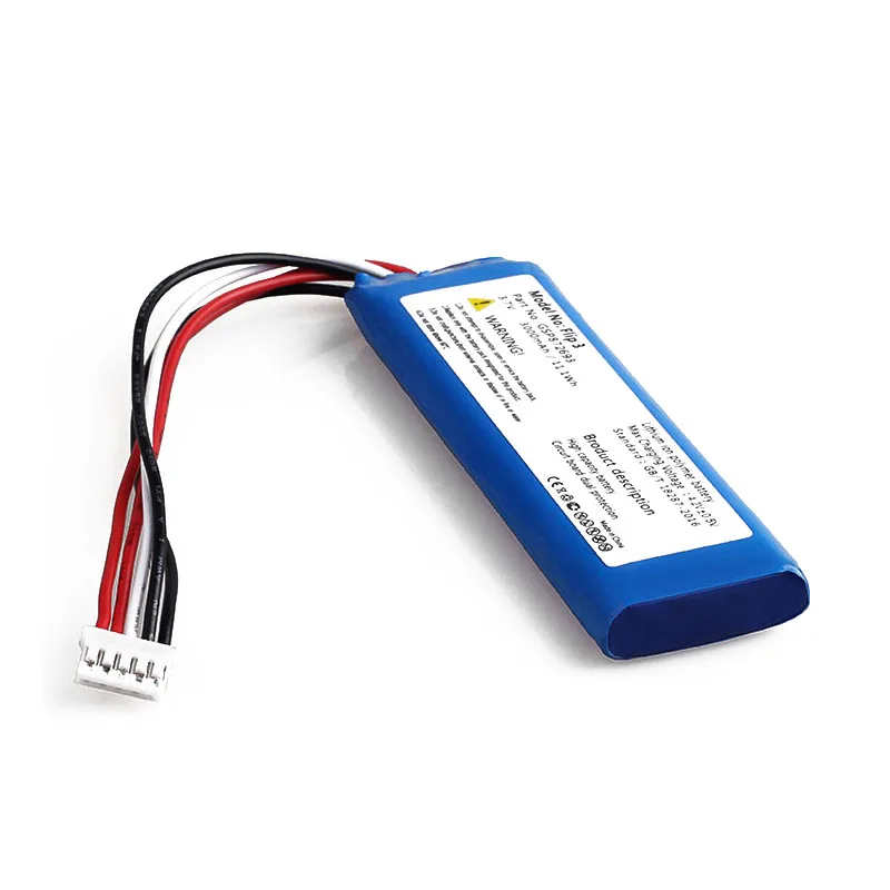 Аккумулятор для JBL Flip 3 серый GSP872693 P763098 03 аккумулятор Номер Отслеживания|Цифровые