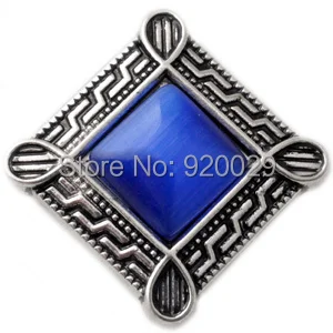 D02151 новейший синий квадрат rivca snap для ювелирных изделий браслетов|button web|button